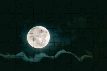 full moon jigsaw puzzle