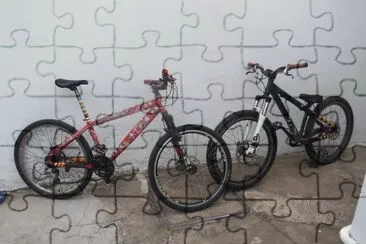 פאזל של 2 bicis mtb
