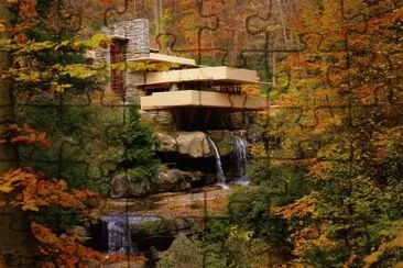 Franklin Lloyd Wright house jigsaw puzzle
