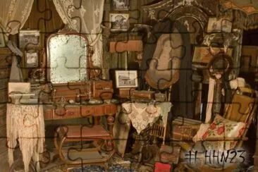 old cabin treasures jigsaw puzzle