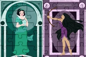 Zodiac jigsaw puzzle