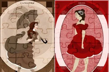Zodiac jigsaw puzzle
