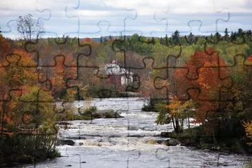 Maine in autumn jigsaw puzzle