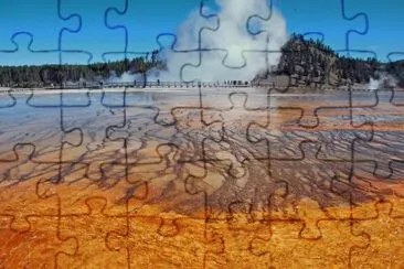 Lower Geyser Basin, Yellowstone NP jigsaw puzzle