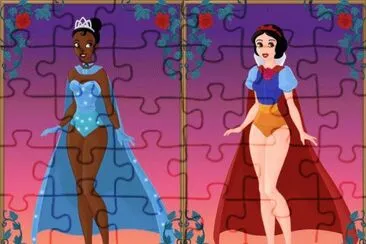 SuperHeroines Tiana SnowWhite jigsaw puzzle