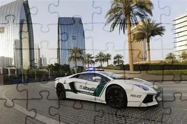 PATRULLA LAMBOGHINI EN DUBAI jigsaw puzzle