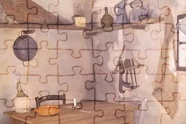 פאזל של sunlight in kitchen