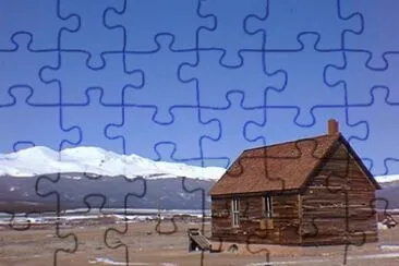desolate cabin
