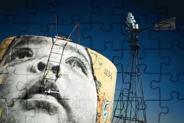 looking up jigsaw puzzle