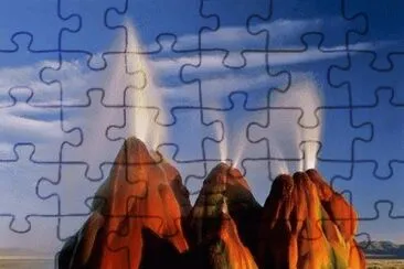 Fly Geyser Nevada jigsaw puzzle