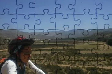 CICLISTA EN VALLE DE GPE. B.C. MÃ‰X. jigsaw puzzle