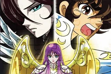 Athena, Hades, Seiya