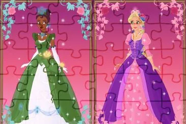 Tiana Rapunzel jigsaw puzzle