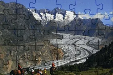 Alps- Glaciar jigsaw puzzle