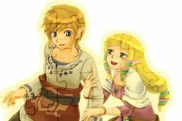 פאזל של Link and Zelda 2