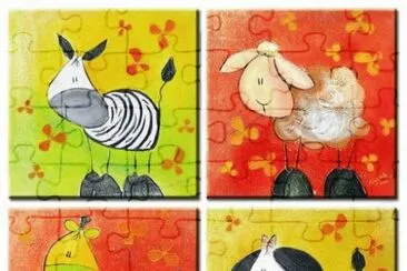 animales cuadros jigsaw puzzle