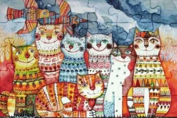 Gatos jigsaw puzzle