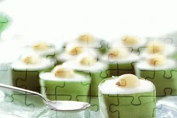Thai Pudding with Coconut topping jigsaw puzzle