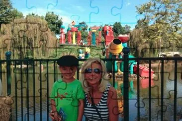 at Legoland jigsaw puzzle