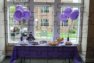 Purple Party Table