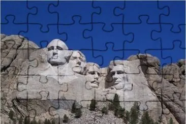 פאזל של Mount Rushmore  Black Hills South Dakota USA