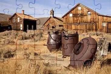 PUEBLO FANTASMA DE BODIE, CALIFORNIA jigsaw puzzle