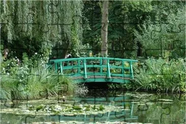 Claude Monet Garden  Chiverny  France jigsaw puzzle