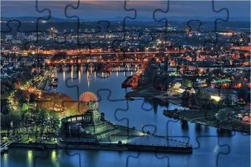 Koblenz by night