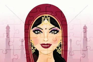 פאזל של mujer arabe