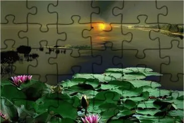 Sunset in the Rocky Mountains jigsaw puzzle