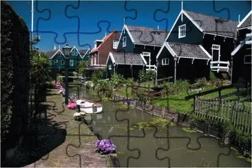 former Fishermanvillage Marken  the Netherlands