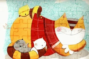 Gatos jigsaw puzzle
