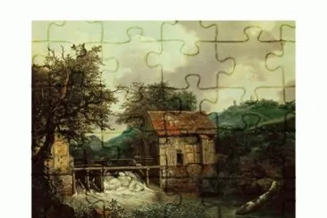 Jacob van Ruysdael  Two Watermills