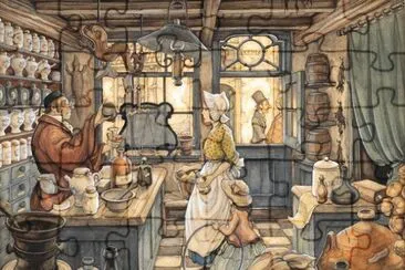 Anton Pieck famous Dutch Drawer