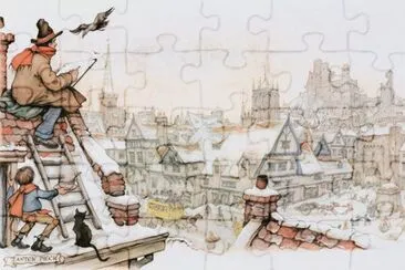 Anton Pieck famous Dutch Drawer
