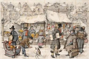 Anton Pieck famous Dutch Drawer