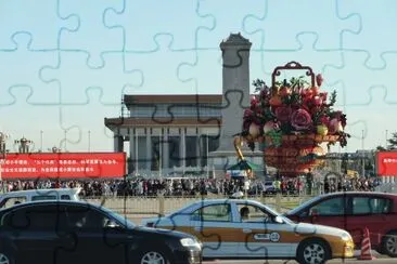 View on Tian 'anmensquare with Mao Mausoleum