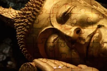 Sleeping Buddha in Luang Prabang  Laos