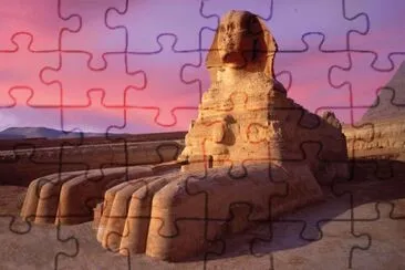 Sphinx near Cairo  Egypt