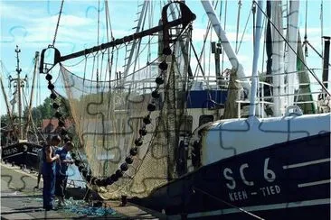 Fishing boat in the harbour