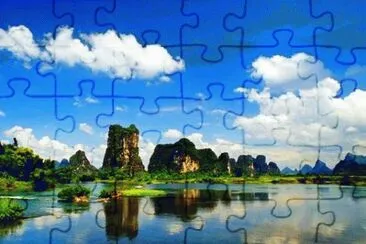 blue jigsaw puzzle