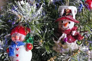 Snowmen ornaments jigsaw puzzle