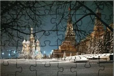 Red Square in Wintertime  Moscow jigsaw puzzle