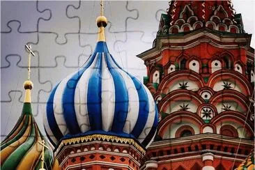 Part of Basilius Cathedral  Moscow