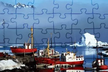 Ammasalik during winter  Greenland