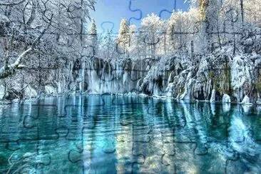 Lago no Parque nacional - Croacia