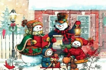 Snowman singers