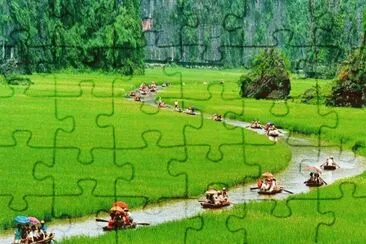 Between the ricefields  Vietnam