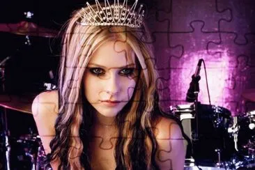 avril lavgine as a princess jigsaw puzzle