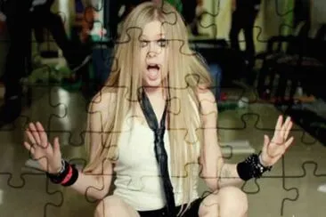 avril lavgine jigsaw puzzle